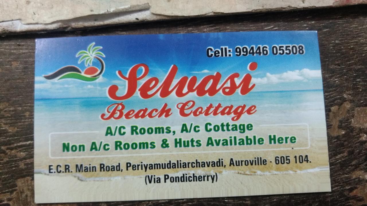 Selvasi Beach Cottage Auroville Exterior photo